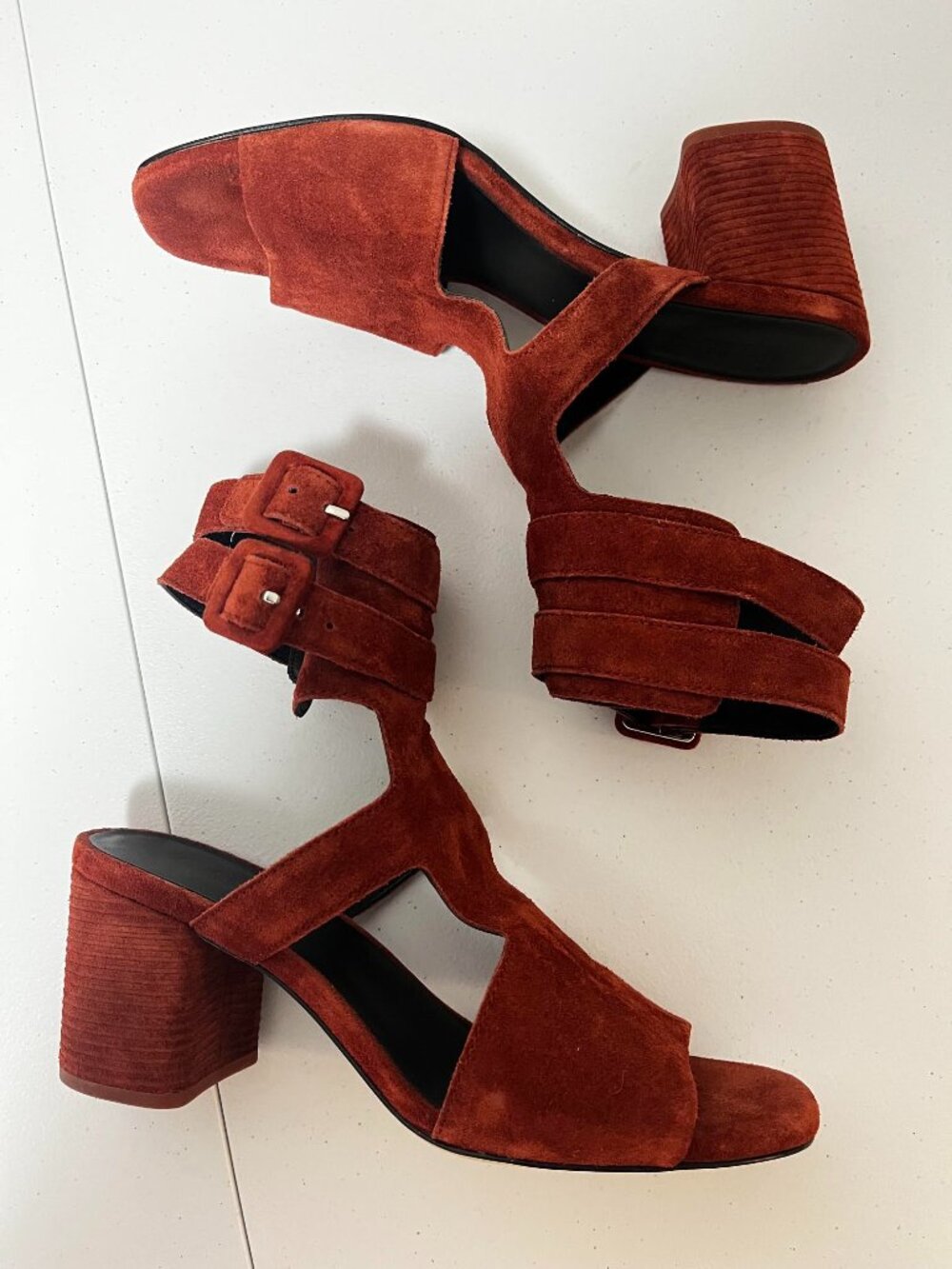 Rag & Bone Madison Suede Heel Sandals